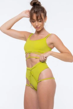 Nona Perkasa Moonflower Bottoms - Vert 9 Nona Perkasa Moonflower Bottoms - Vert -Pole Wear Shop MoonflowerVert03