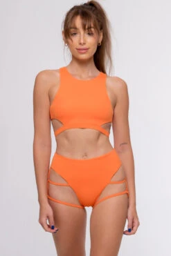 Nona Perkasa Night Jasmine Bottoms - Salmon 6 Nona Perkasa Night Jasmine Bottoms - Salmon -Pole Wear Shop NightJasmineSalmon01 1