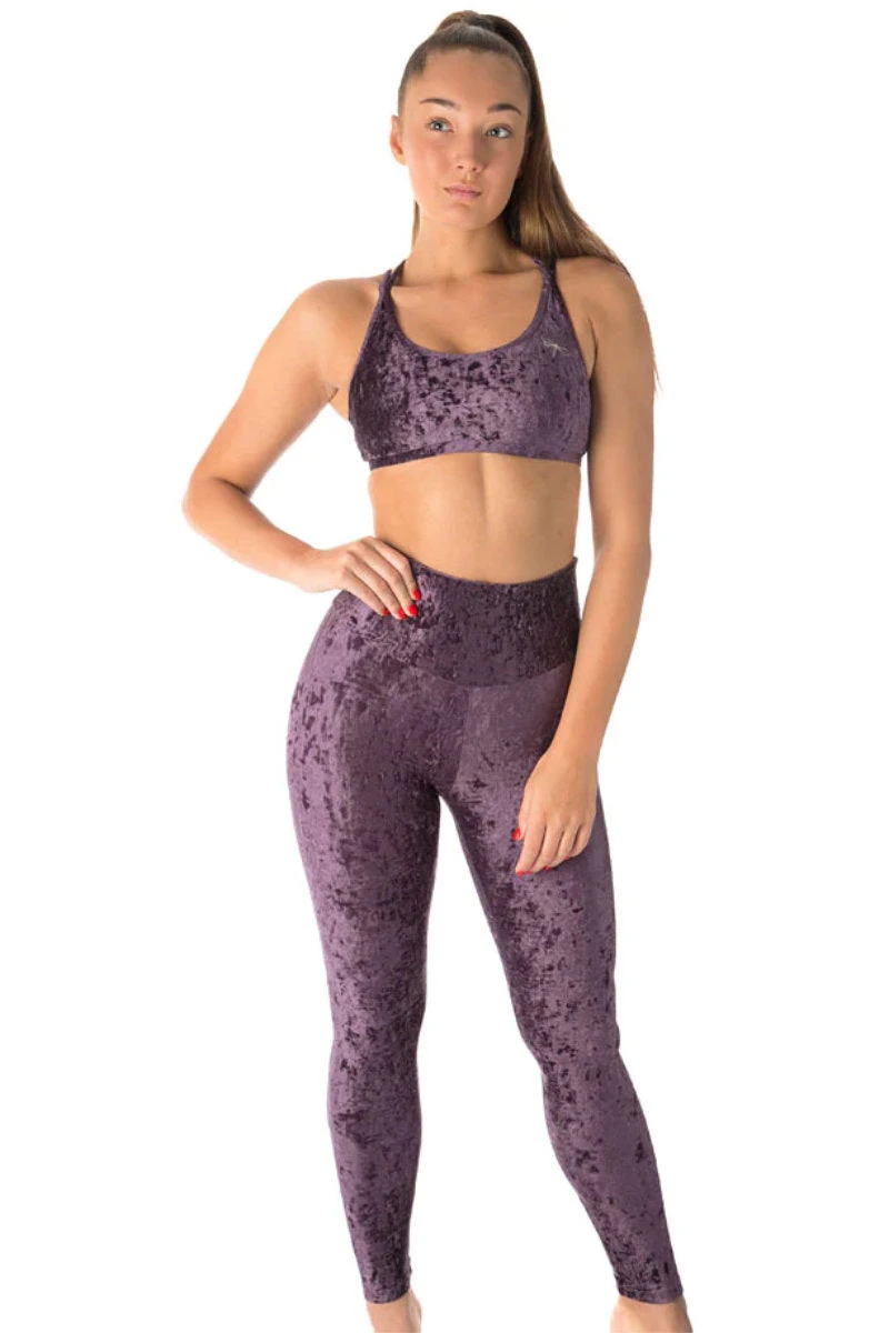 Dragonfly Adele Leggings - Velvet Purple 1 Dragonfly Adele Leggings - Velvet Purple