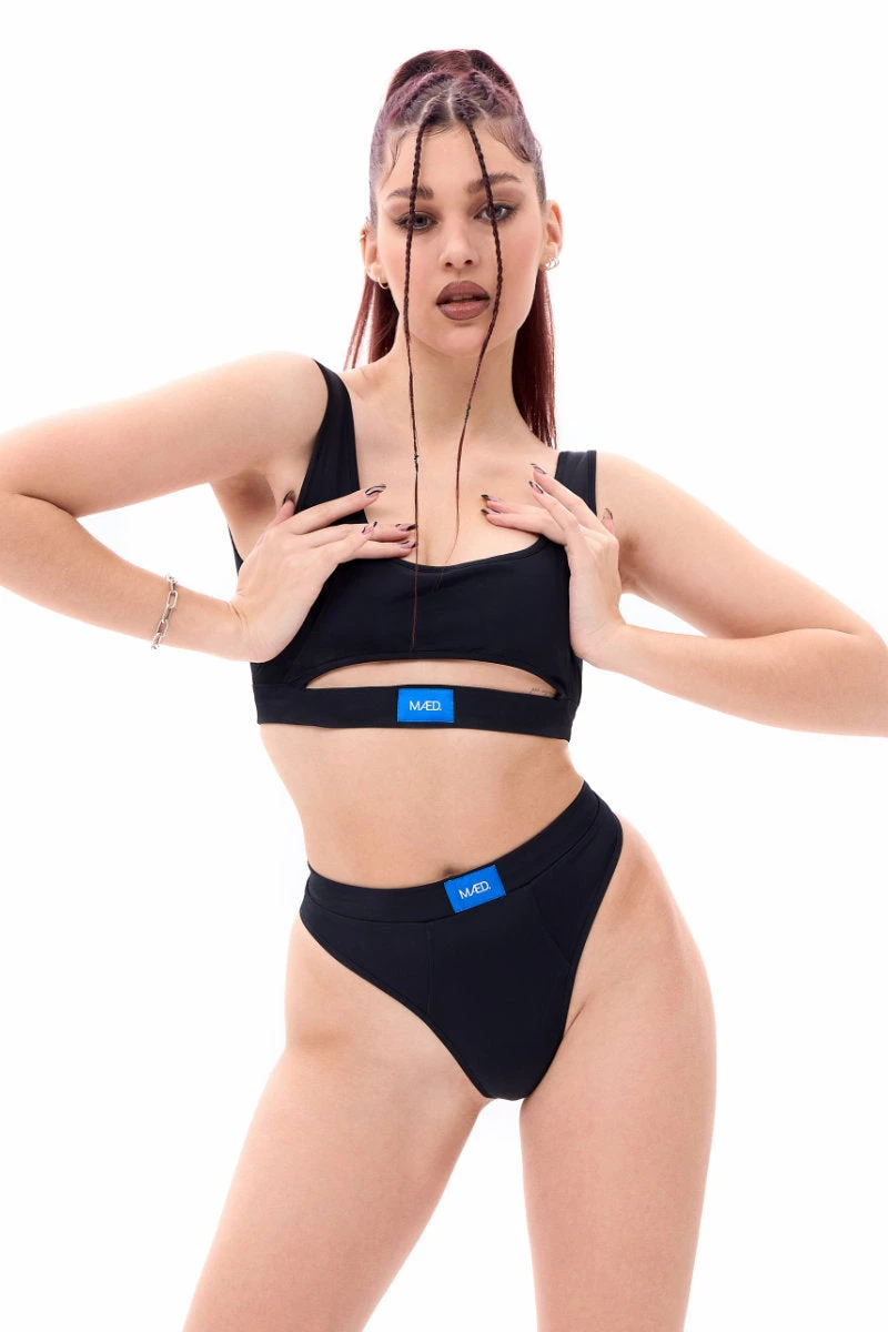 MÆD Offset Top - Matte Black 4 MÆD Offset Top - Matte Black - Image 4