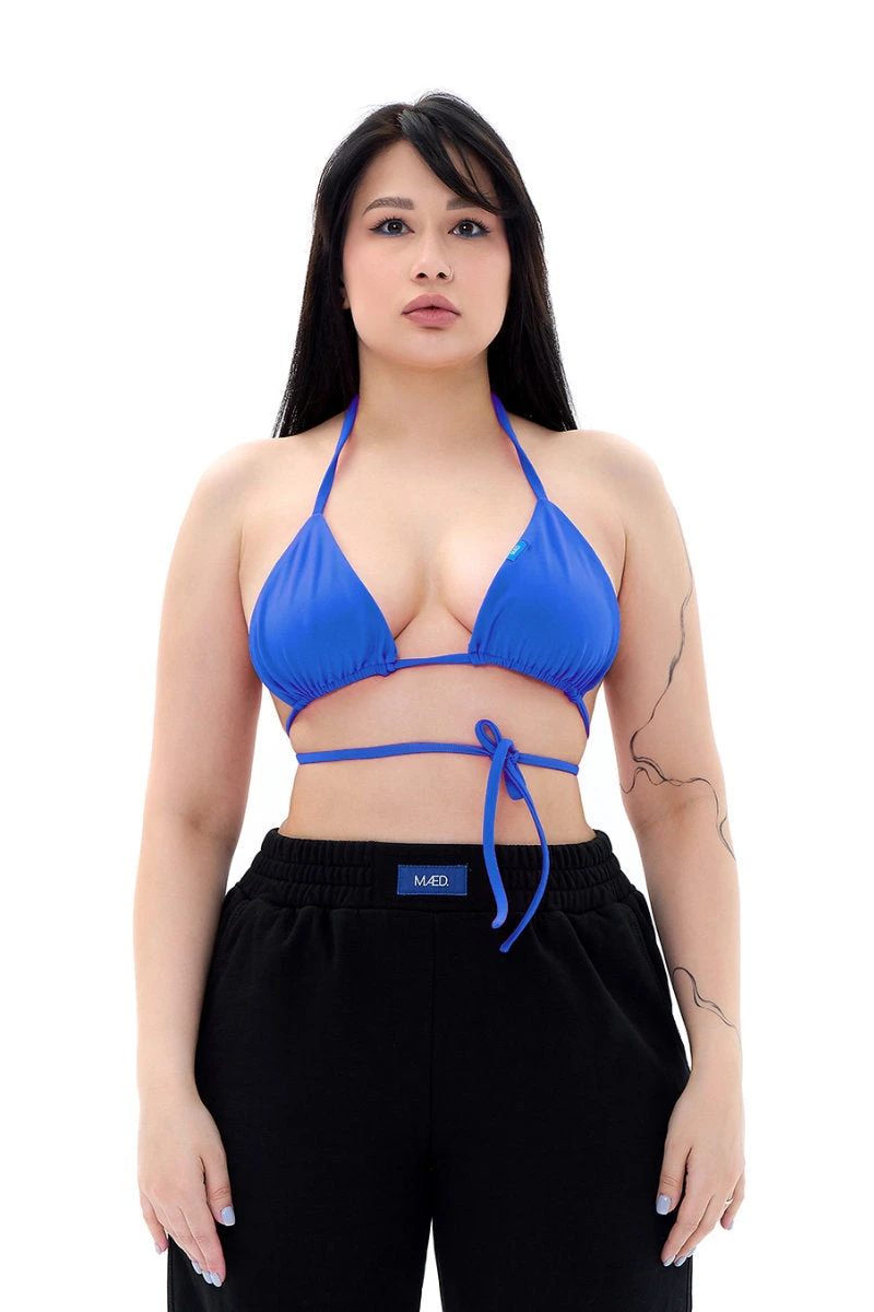 MÆD Bikini Top - Matte Electric Blue 1 MÆD Bikini Top - Matte Electric Blue