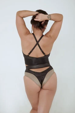 CXIX Riding Solo High Waist Bottoms - Black/Mink -Pole Wear Shop Riding Solo Top Bottoms Mink Active wear Poledance dance Aerialist 9 51ffb348 d561 4439 83ba dcbf3c41ec55