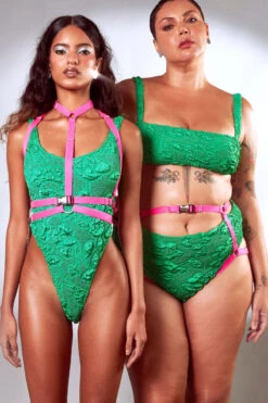 Rolling Peony Bottom Harness - Neon Pink -Pole Wear Shop Rolling12 a2595ea7 dcae 4103 ae91 b280d7d03409