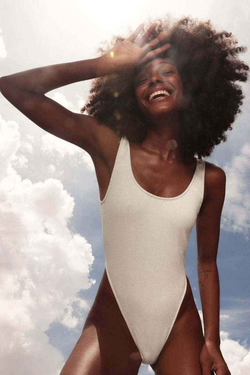 Rolling Firework Bodysuit - Sparkling White 1 Rolling Firework Bodysuit - Sparkling White