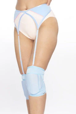 Queen Garter Belt - Sweet Blue 11 Queen Garter Belt - Sweet Blue -Pole Wear Shop SkyBlue2e 1