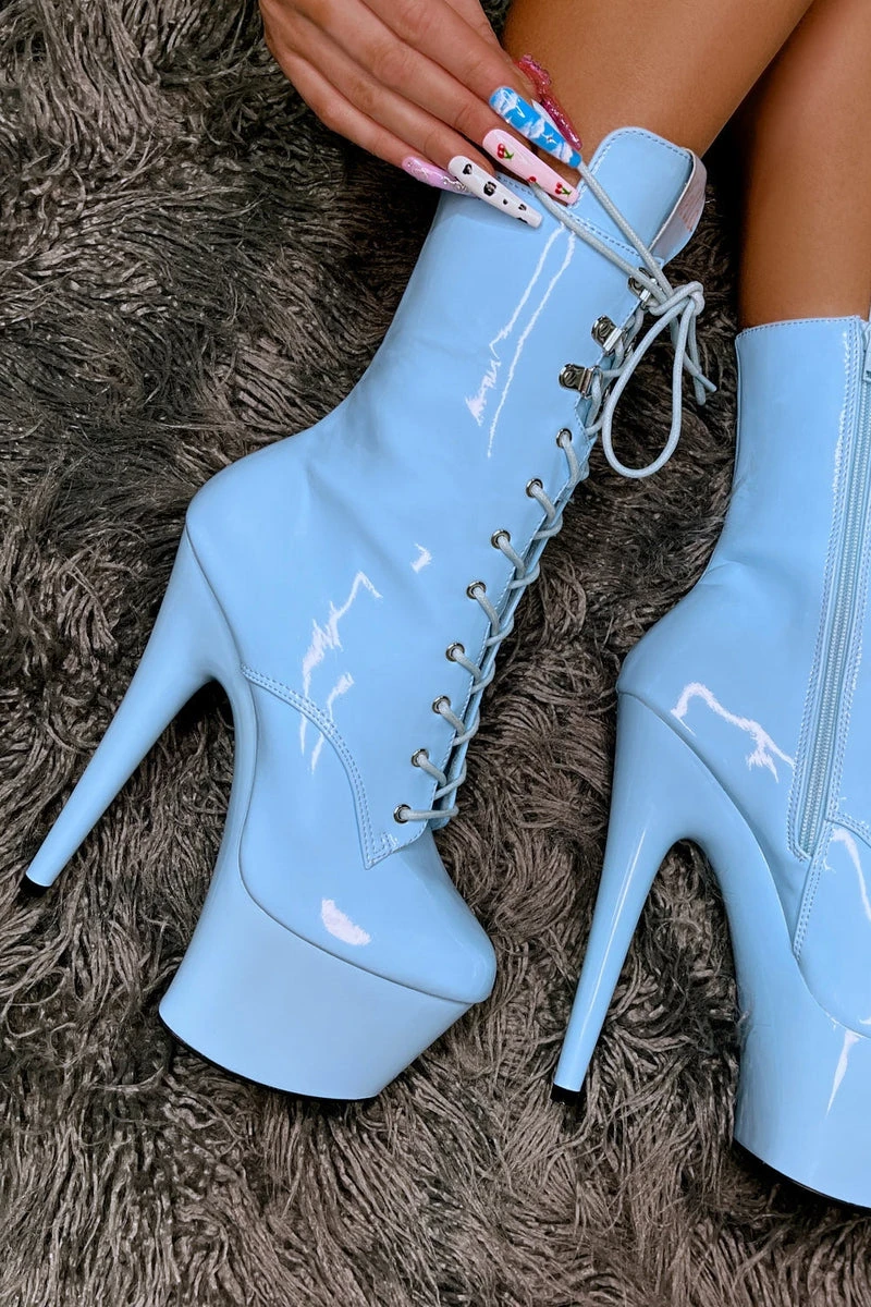Hella Heels LipKit 7inch Boots - Sky High 2 Hella Heels LipKit 7inch Boots - Sky High - Image 2