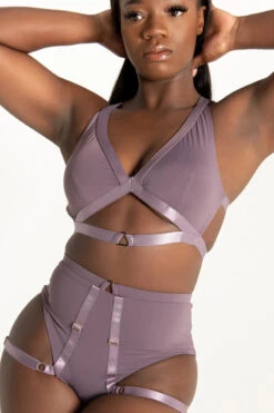 Tatiana Activewear Tokio Top - Mauve -Pole Wear Shop TatianaActive TokioMauveStrappyGarterPoleWearSet 7914 1f001213 4dca 4130 9e71 7edaa37089e3