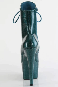 Pleaser USA Adore-1020GP 7inch Pleaser Boots - Teal Glitter -Pole Wear Shop adore 1020gp tlg m09