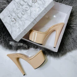 Hella Heels Classic Gloss 7inch Stilettos - Ashton -Pole Wear Shop chilli lyla sienna 6 7 29