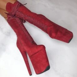 Hella Heels High BabyDoll 8inch Boots - Dark Red 7 Hella Heels High BabyDoll 8inch Boots - Dark Red -Pole Wear Shop cover 900x 9da53b1c 46b2 4fc7 a582 64995d6555d7