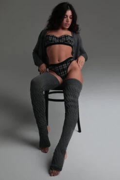 Rolling Alpha Cheeky Shorts - Tartan -Pole Wear Shop day02rolling0931 2 1