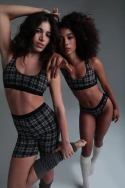 Rolling Alpha Biker Shorts - Tartan -Pole Wear Shop day02rolling1032