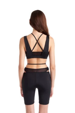 Hamade Activewear O-Ring Cycling Shorts - Black -Pole Wear Shop hamadeIV41 1