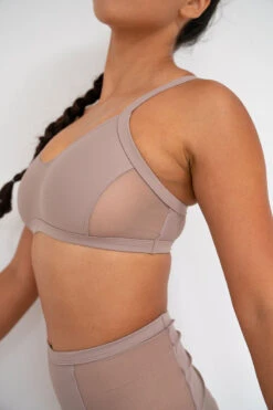 Lunalae Gigi Top - Recycled Mocha -Pole Wear Shop lunalae1