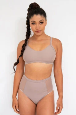 Lunalae Gigi Top - Recycled Mocha -Pole Wear Shop lunalae3