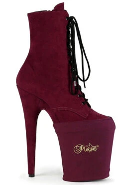 Pleaser USA Shoe Protectors - Burgundy Lycra