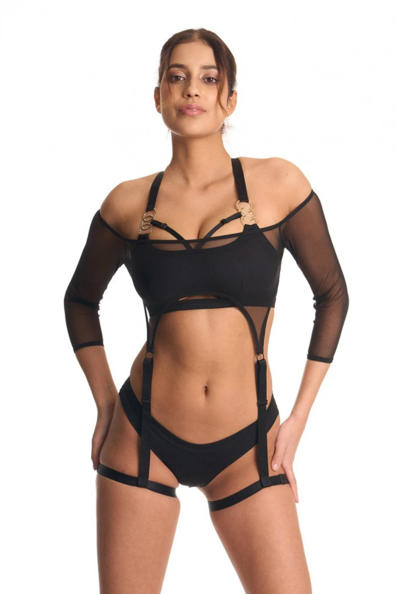 Bandurska Risk Top -Mesh Black 1 Bandurska Risk Top -Mesh Black