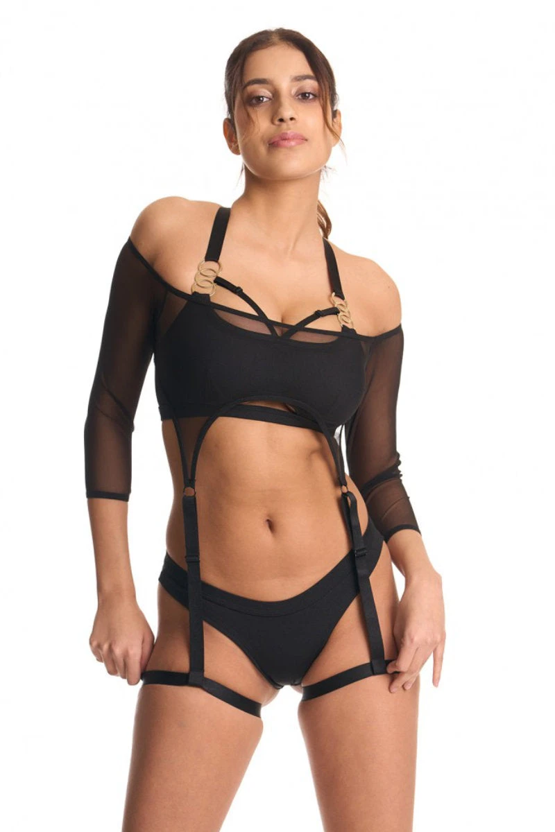 Bandurska Risk Top -Mesh Black 4 Bandurska Risk Top -Mesh Black - Image 4