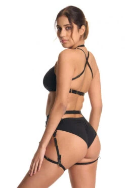 Bandurska Slow Dancing Garter Belt - Black 7 Bandurska Slow Dancing Garter Belt - Black -Pole Wear Shop slow dancing garter belt2