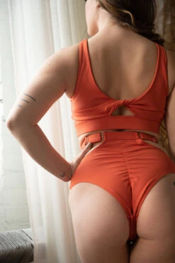 Chantay Polewear Tulip Shorts - Pumpkin -Pole Wear Shop z2